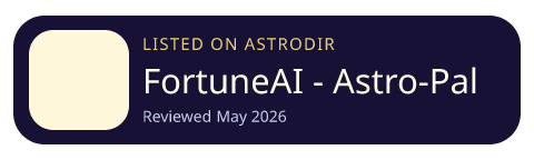 FortuneAI - Astro-Palm-Tarot is listed on AstroDir