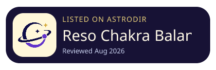 Reso Chakra Balancer 已收录在 AstroDir