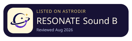 RESONATE Sound Bath is listed on AstroDir