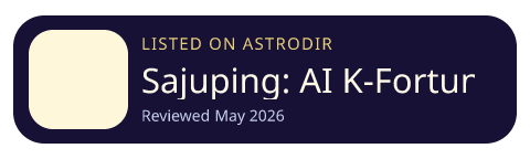 Sajuping: AI K-Fortuntelling is listed on AstroDir