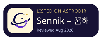 Sennik – 꿈해몽 is listed on AstroDir