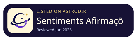 Sentiments Afirmações Diárias 已收录在 AstroDir