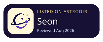 Seon is listed on AstroDir