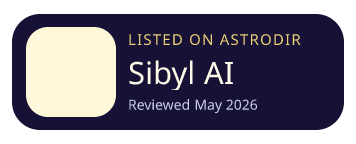 Sibyl AI is listed on AstroDir