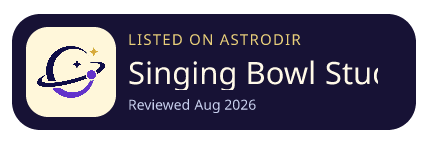 Singing Bowl Studio is listed on AstroDir