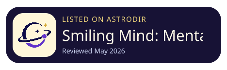 Smiling Mind: Mental Wellbeing is listed on AstroDir