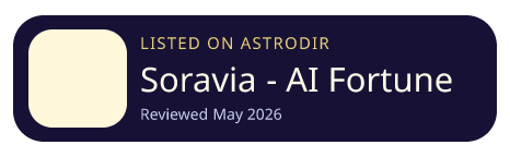 Soravia - AI Fortune & Tarot 已收录在 AstroDir