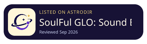 SoulFul GLO: Sound Bath & Yoga is listed on AstroDir