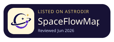SpaceFlowMap AI is listed on AstroDir