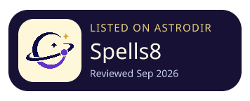 Spells8 is listed on AstroDir