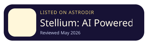 Stellium: AI Powered Astrology is listed on AstroDir