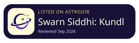Swarn Siddhi: Kundli Panchang is listed on AstroDir