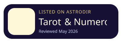 Tarot & Numerology is listed on AstroDir
