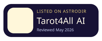 Tarot4All AI is listed on AstroDir