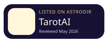 TarotAI is listed on AstroDir