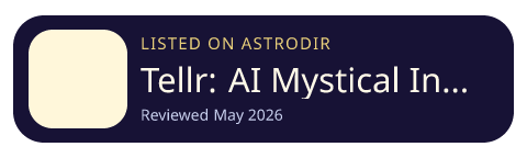 Tellr: AI Mystical Insights is listed on AstroDir