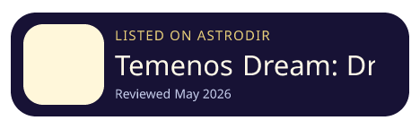 Temenos Dream: Dream Analysis is listed on AstroDir