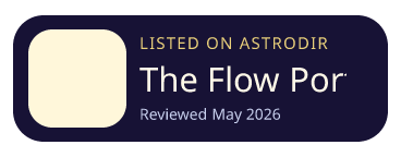 The Flow Portal is listed on AstroDir
