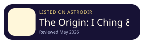 The Origin: I Ching & Bazi is listed on AstroDir