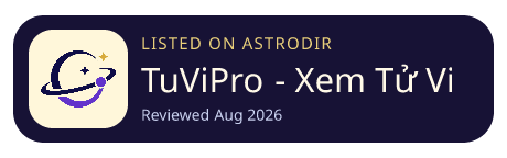 TuViPro - Xem Tử Vi, Bói Tarot is listed on AstroDir