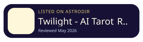 Twilight - AI Tarot Reading is listed on AstroDir