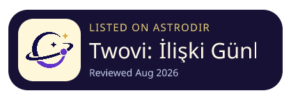 Twovi: İlişki Günlüğü is listed on AstroDir
