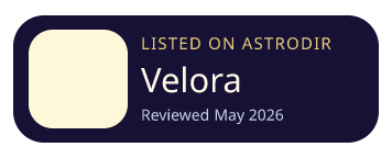 Velora is listed on AstroDir