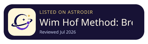 Wim Hof Method: Breathwork is listed on AstroDir