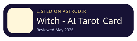 Witch - AI Tarot Card Reading is listed on AstroDir