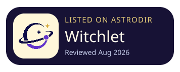 Witchlet is listed on AstroDir