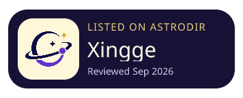 Xingge is listed on AstroDir