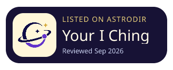 Your I Ching is listed on AstroDir
